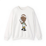 Slick Watts Sweatshirt  Cartoon ( White, Gold and Sport Gray)