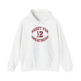 Isaiah's Gear Collection Shoot for Greatness Hoodie (Sport Grey and White)