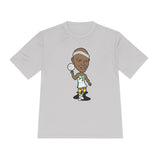 Slick Watts Cartoon Tshirt (White, Silver, Gold and Kelly Green)