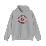 Isaiah's Gear Collection Shoot for Greatness Hoodie (Sport Grey and White)