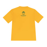 Slick Watts Cartoon Tshirt (White, Silver, Gold and Kelly Green)