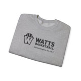 Watts Basketball Crewneck Sweatshirt — 'Gamechangers. For Life.' Team Pullover