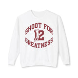 Shoot for Greatness Isaiah's Gear Collection Sweatshirt (White and Gray)