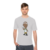Slick Watts Cartoon Tshirt (White, Silver, Gold and Kelly Green)