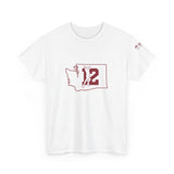 Isaiah's Gear Collection Unisex Heavy Cotton Tee (Gravel and White)