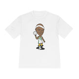 Slick Watts Cartoon Tshirt (White, Silver, Gold, Kelly Green and Neon Yellow)