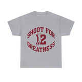 Isaiah's Gear Collection Shoot for Greatness Gray Tshirt