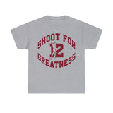 Isaiah's Gear Collection Shoot for Greatness Gray T-Shirt 2