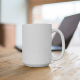 Watts White Ceramic Mug Orange