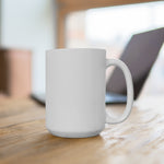 Peace, Love and Basketball White Ceramic Mug