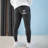 Watts Fleece Joggers in White Logo