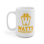Watts White Ceramic Mug Orange