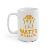 Watts White Ceramic Mug Orange