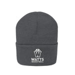 Watts Knit Beanie White