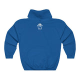 Peace, Love and Basketball Hooded Sweatshirt in Blue