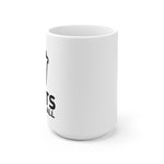 Watts White Ceramic Mug Black